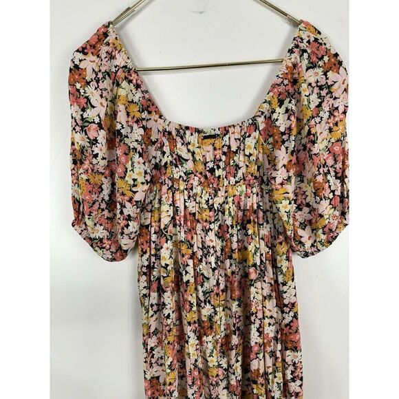 Billabong Floral Midi Dress - Multicolor - Picture 6 of 7